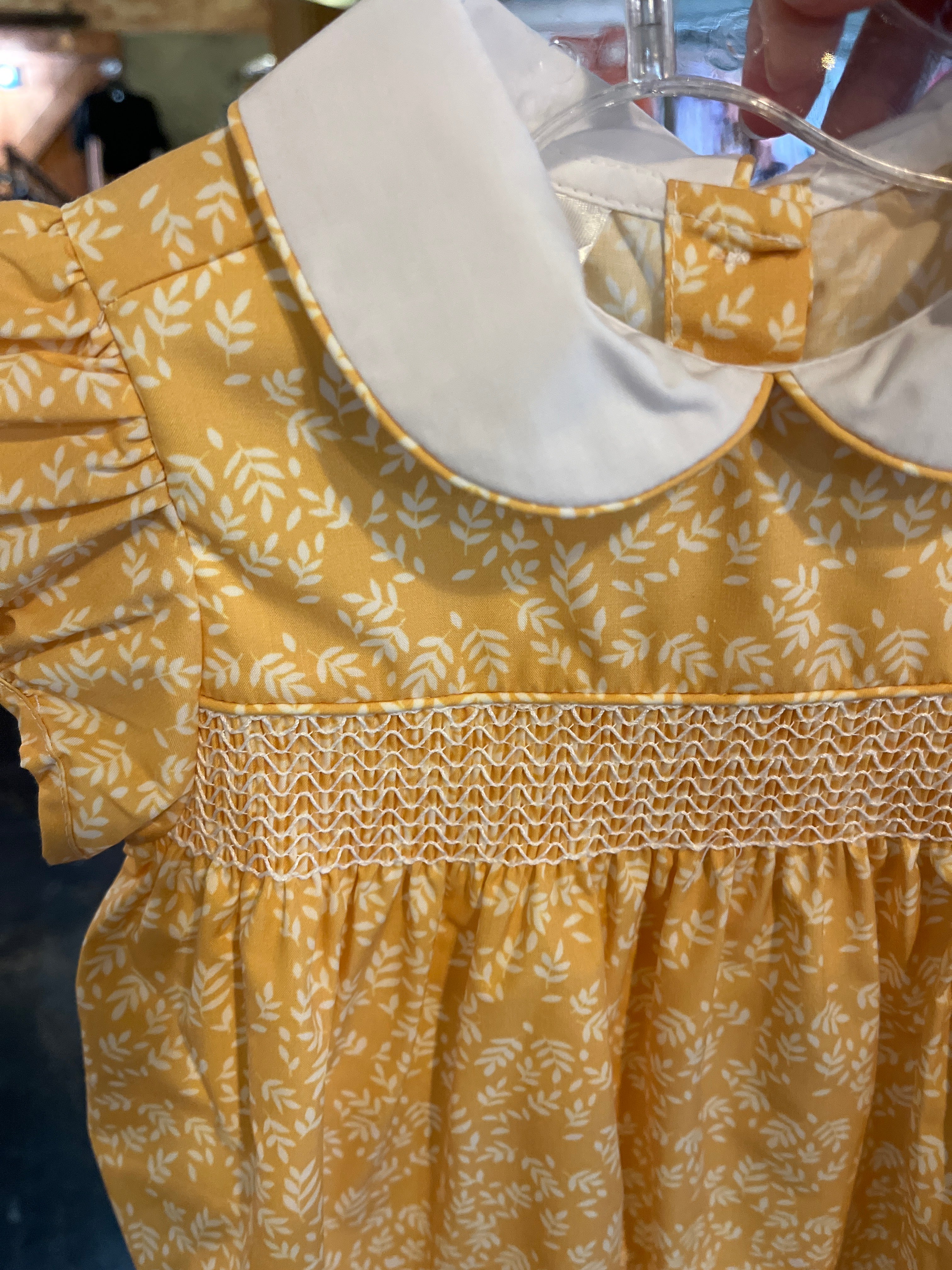 Golden Smock Dress