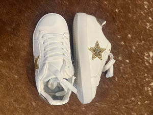 Game Day gold star shoes