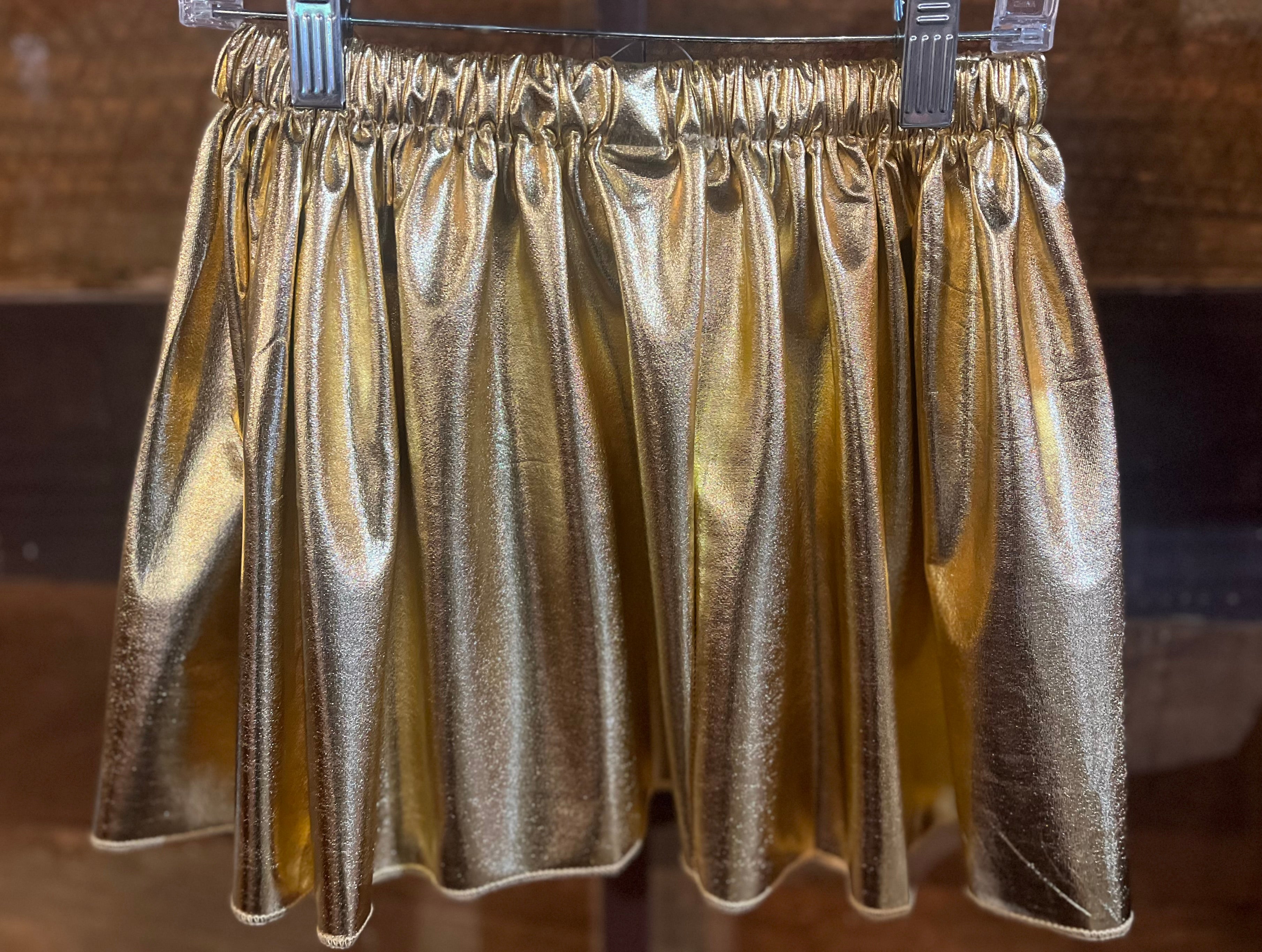 Another Amazing metallic Gold Skirt