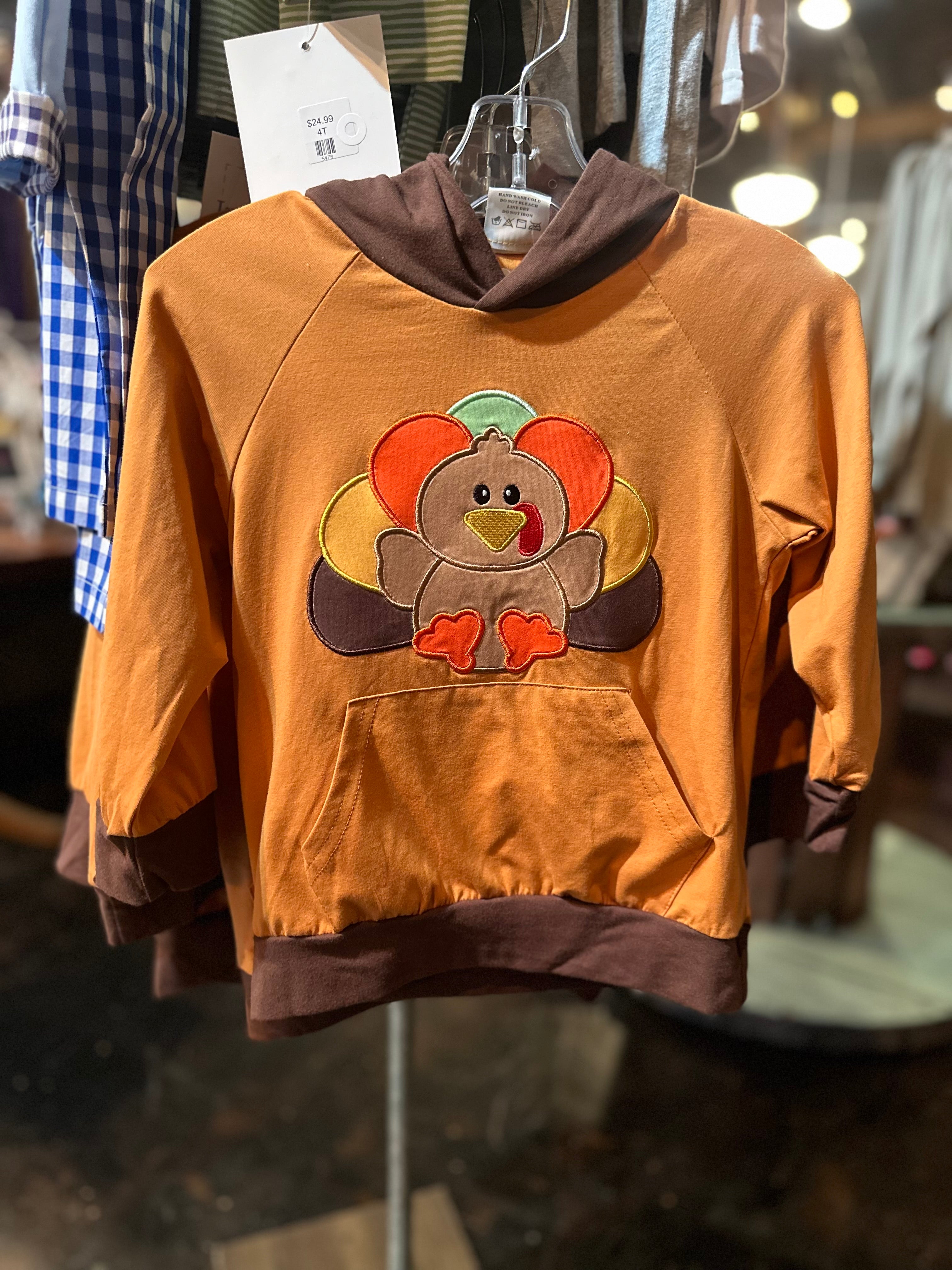 Turkey hooded long sleeve