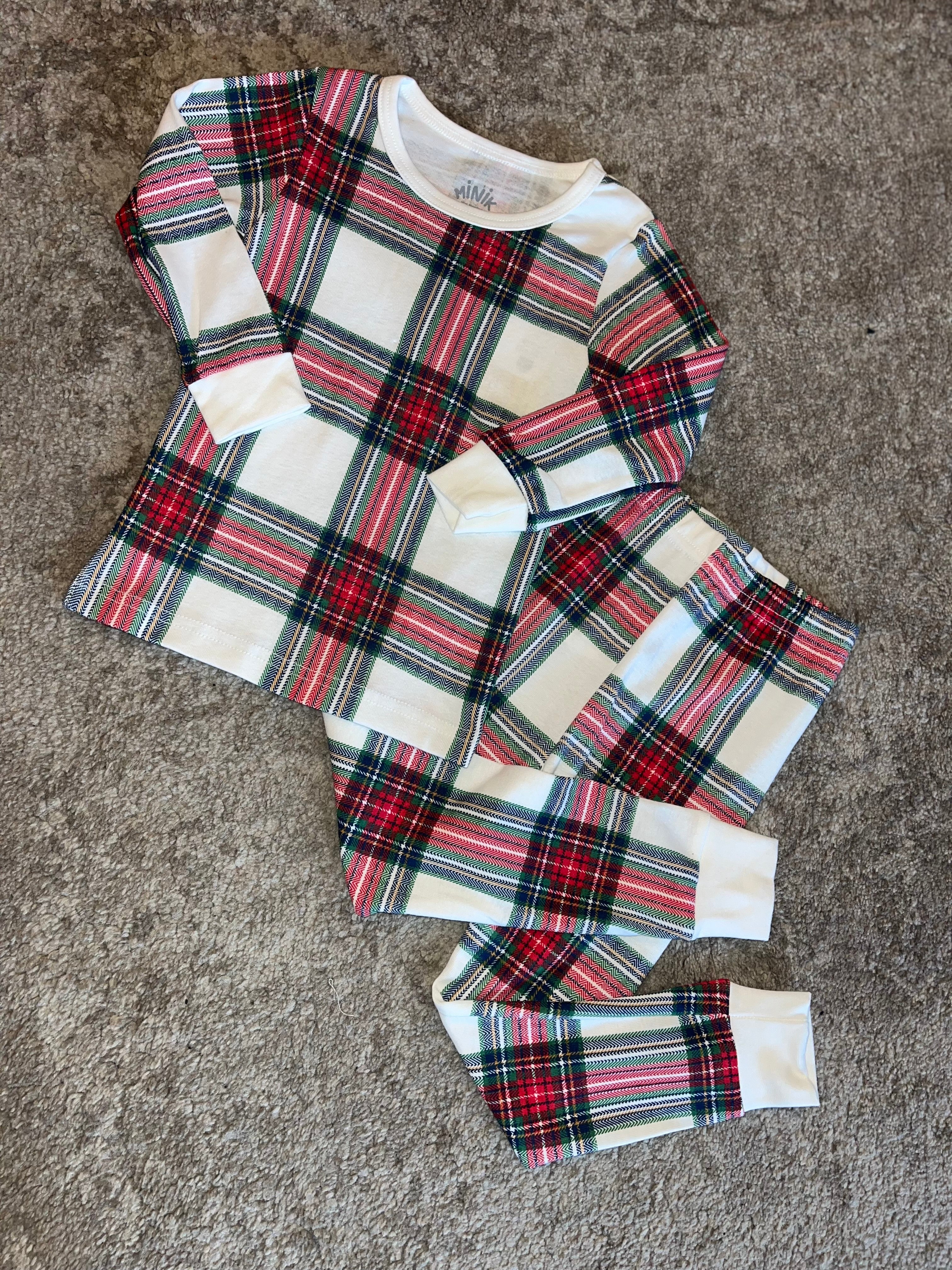 Plaid Pajama set