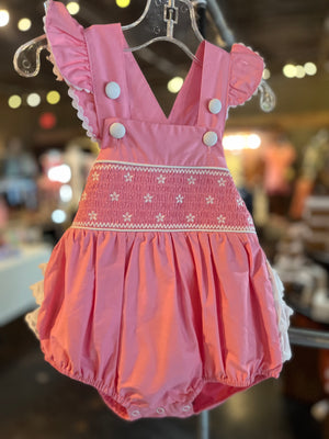 Pink ruffle butt bubble