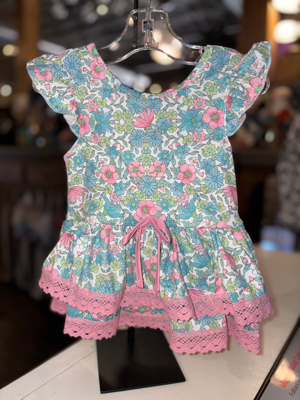 Paint lace flower leotard ￼