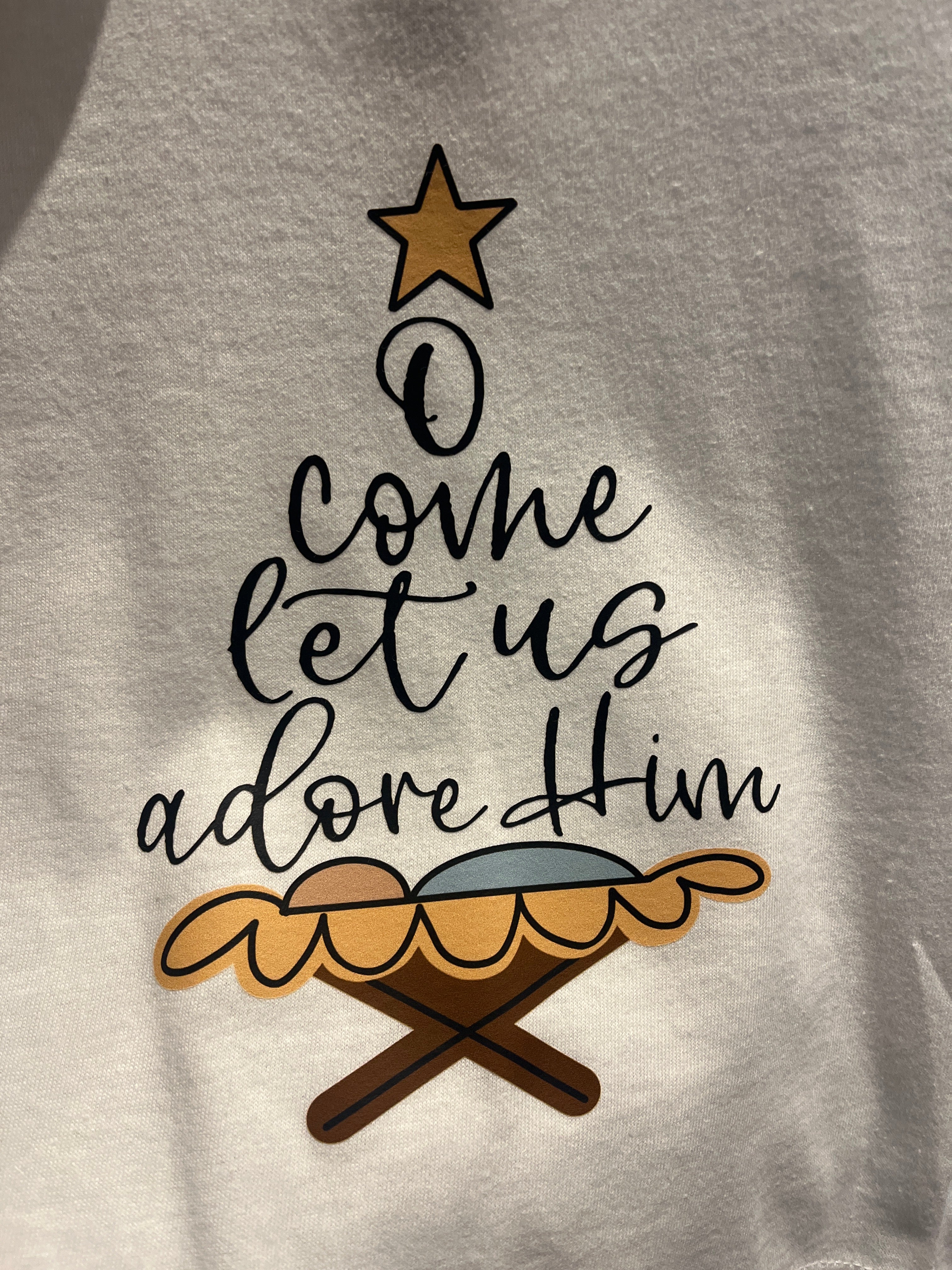 “Oh come let us adore him”