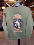 PT Dog with Camo Hat LS