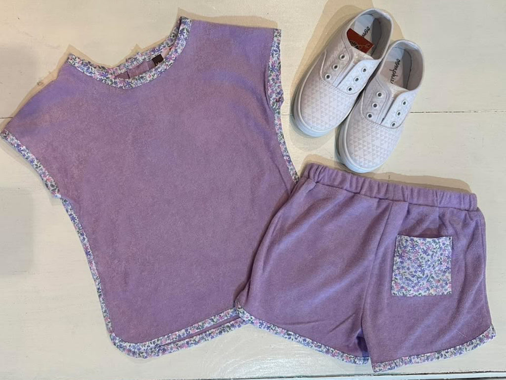 Terry Cloth Purple set