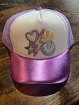 Metallic Purple Trucker